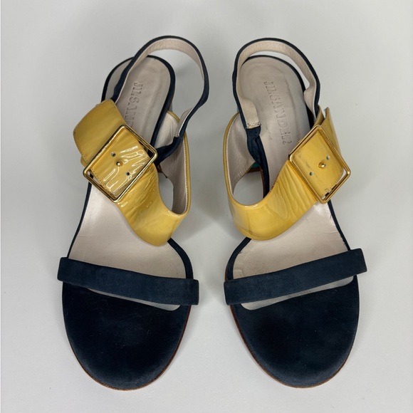 jil sander Shoes Heels Sling Back Strappy Sandals Women Size 38.5 US 7.5 Italy